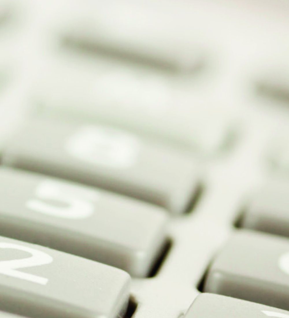 Calculatrice – ambiance bureau comptable